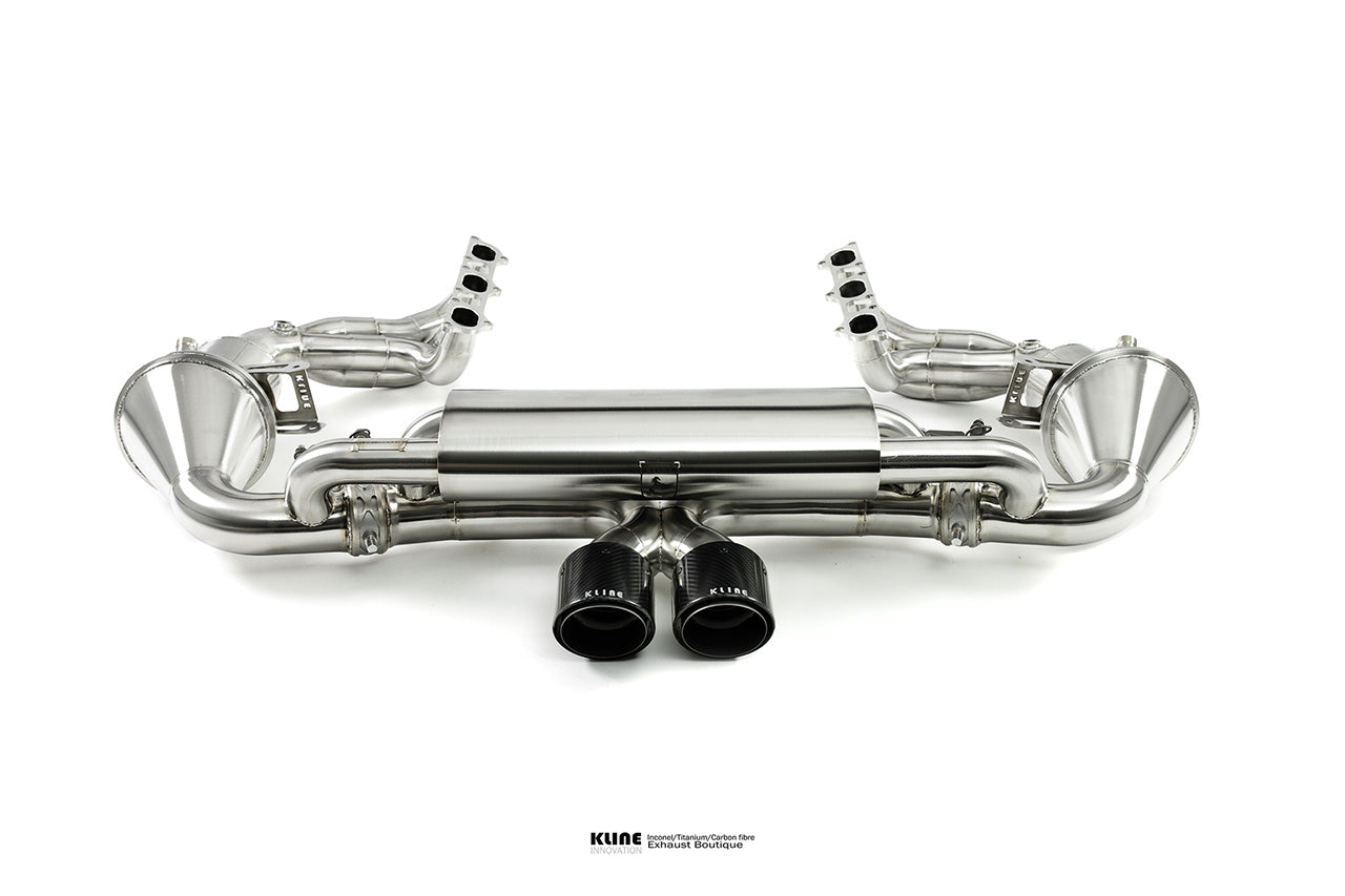 PORSCHE 992 GT3 EXHAUST 100 cell cat pipe set