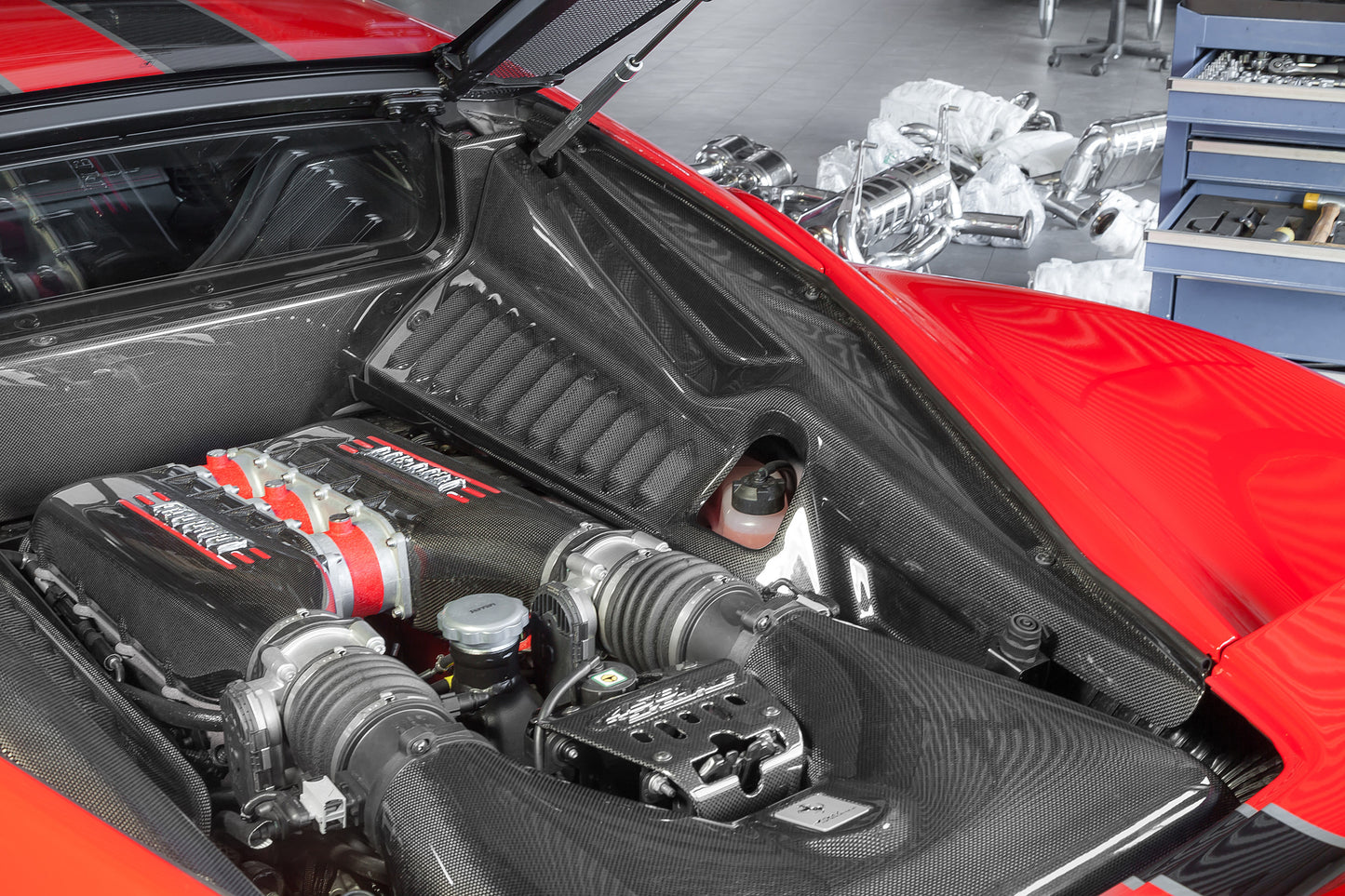 
                  
                    Ferrari 458 Italia/Speciale - Carbon Side Engine Compartment Covers
                  
                