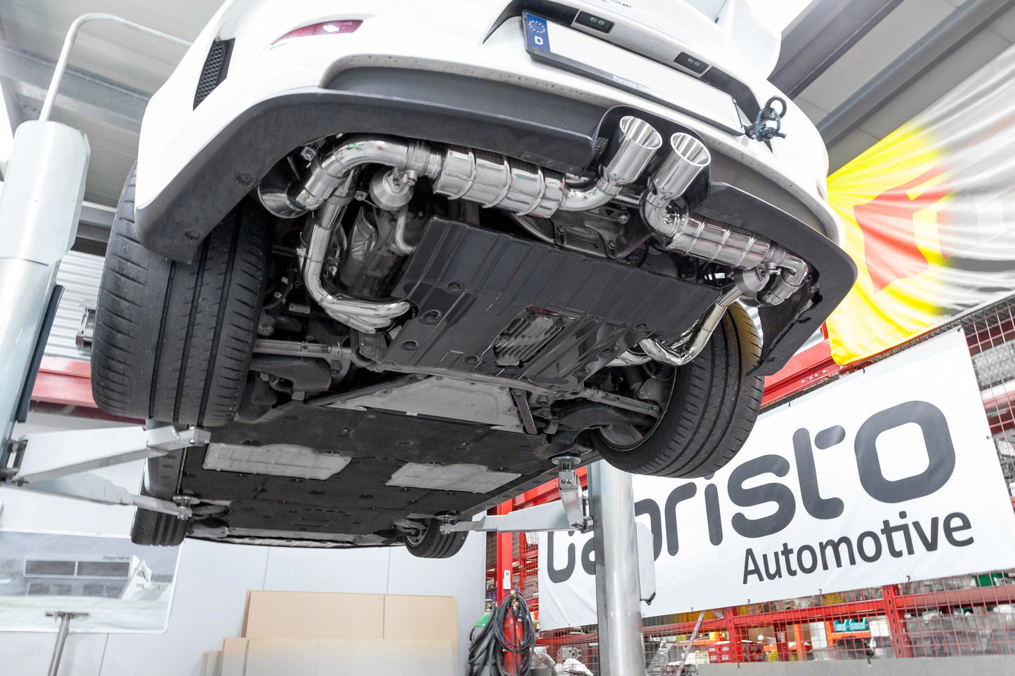 
                  
                    Porsche 991.1 GT3/3RS - Racing Valved Exhaust with Headers, 200 Cell Sports Cat, and Carbon Engine Cover (CES3)
                  
                