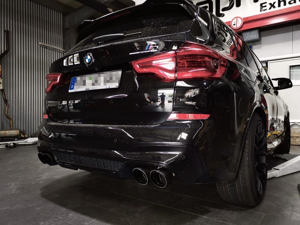 
                  
                    BMW X3M Competition (G01/F97) - Exhaust System, 200 Cell Sport Cat Mid Pipes, and Carbon Fiber Tips
                  
                