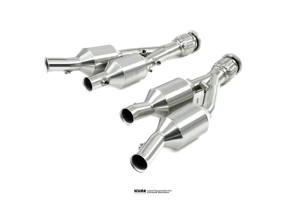 
                  
                    Lamborghini Aventador SVJ Exhaust 200 cell cat pipe set
                  
                