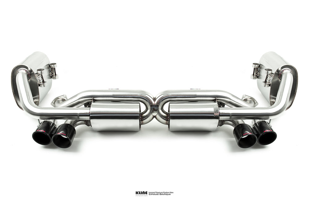 Porsche 991 Carrera Exhaust 100 cell cat pipe set