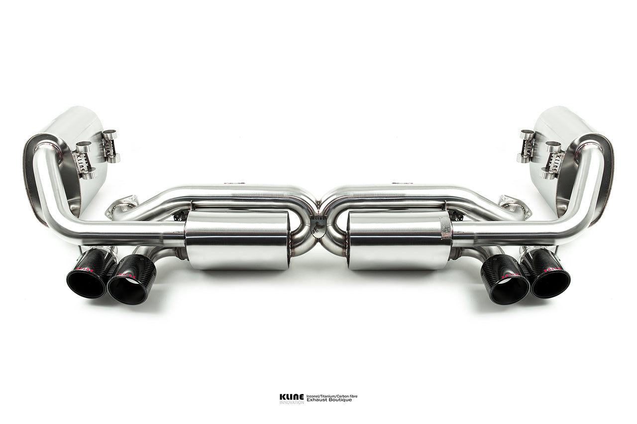 Porsche 991 Carrera Exhaust 100 cell cat pipe set