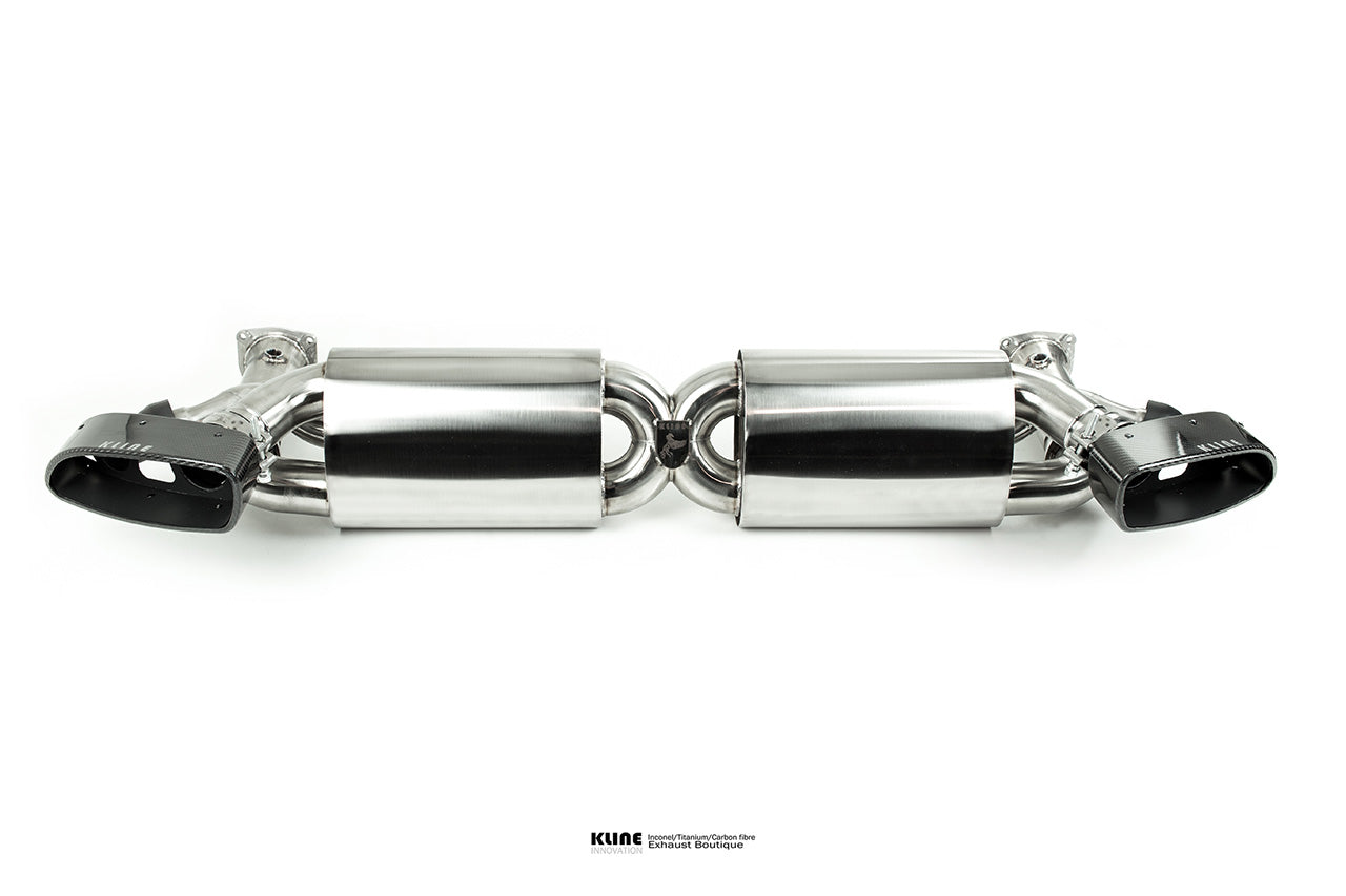 PORSCHE 991 TURBO S Exhaust 100 cell cat pipe set