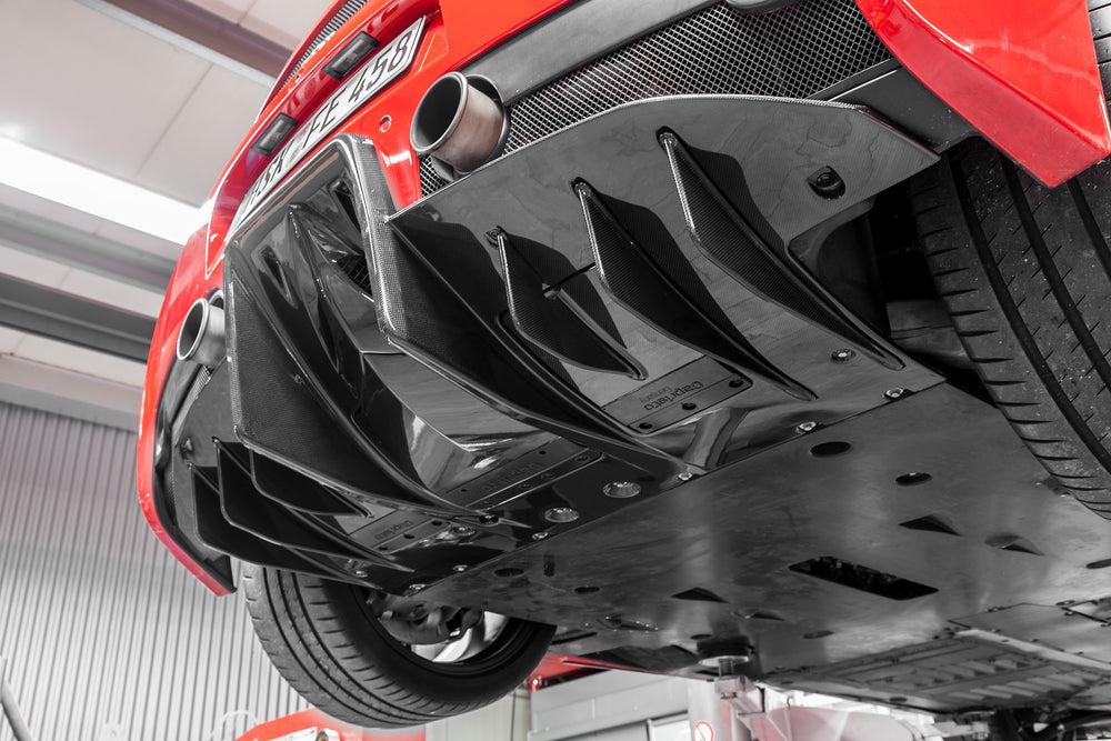 Ferrari 458 Speciale - Carbon Rear Diffuser Fins (Replacement)