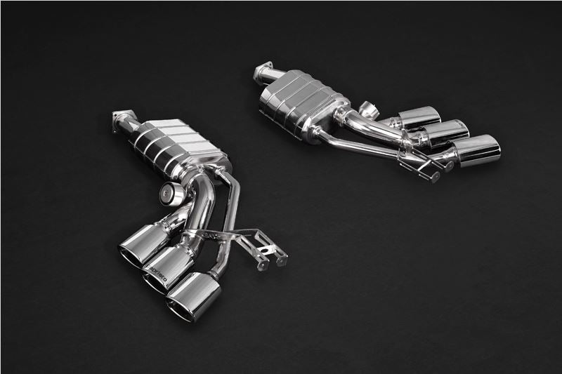 Mercedes AMG G550/G500 (W463A) 4L BiTurbo - ECE Valved Triple Mufflers (CES3)