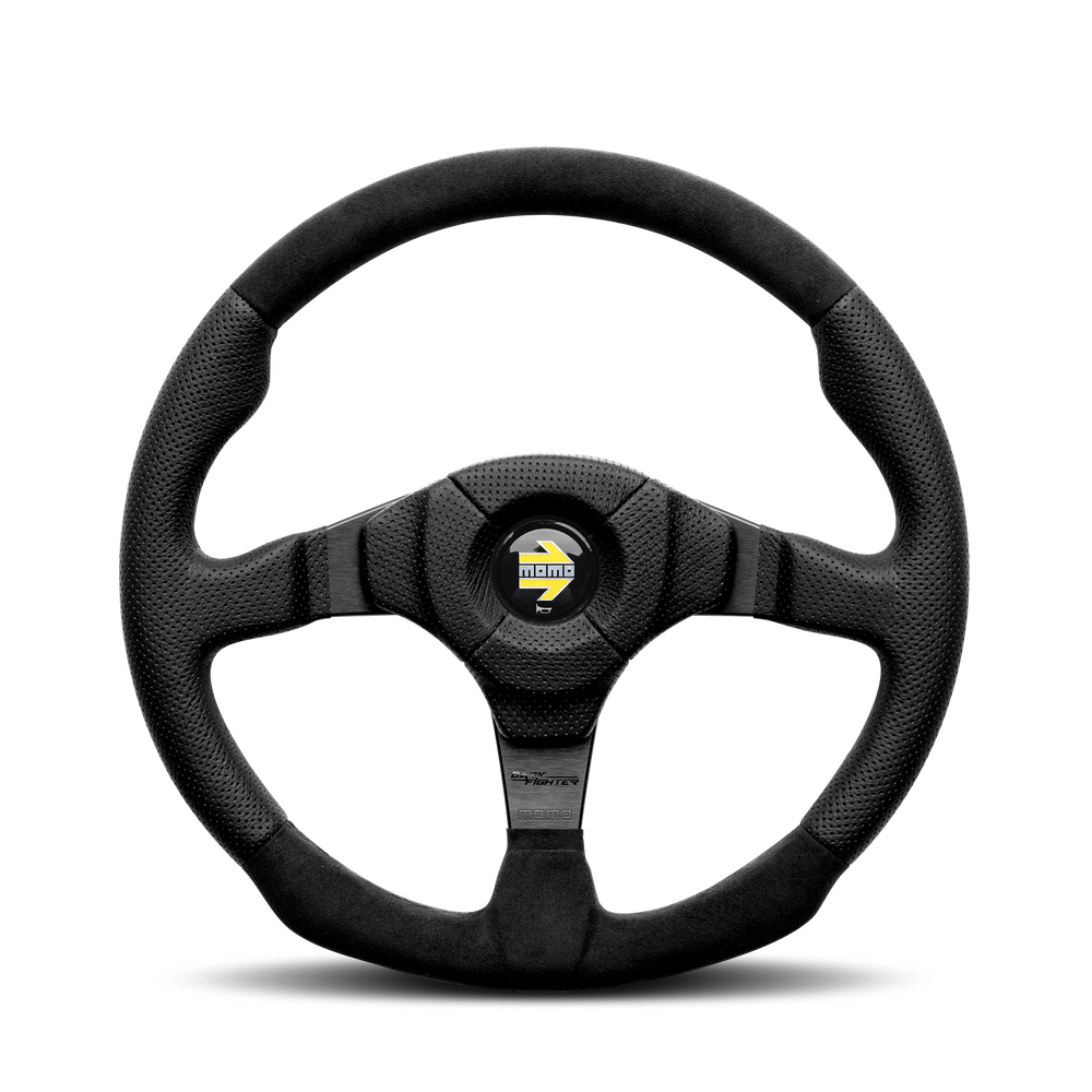 MOMO Dark Fighter Steering Wheel - 350mm